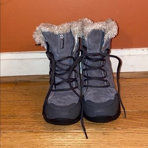 Little Girl Gray Winter Boots